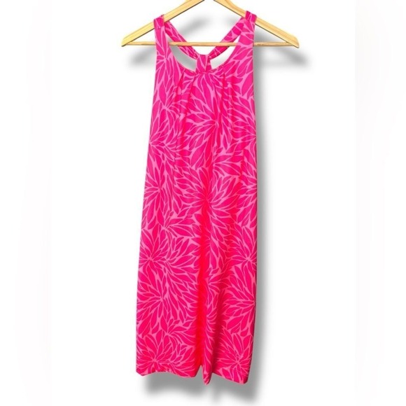 Vineyard Vines In Full Bloom Sankaty Swing Dress | Hot Pink |‎ Size Small - Picture 1 of 9